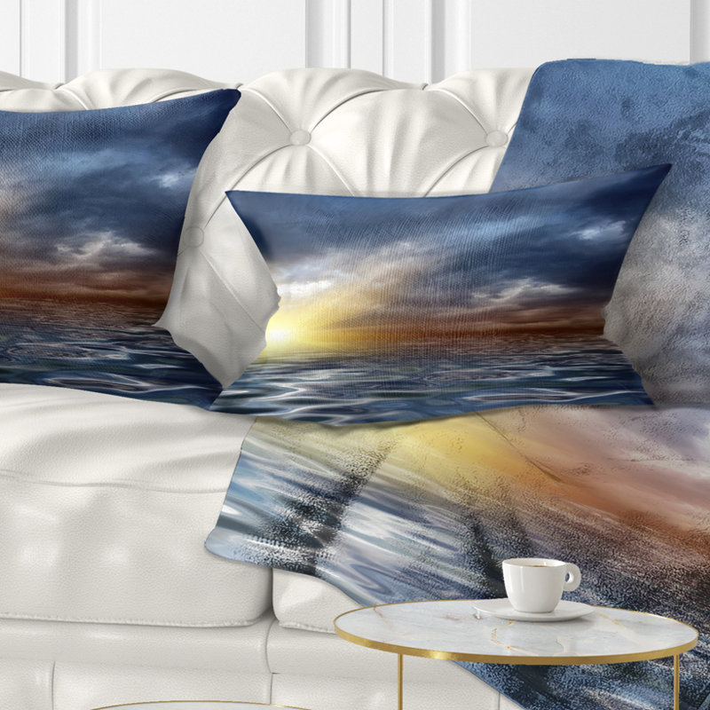 Coussin Seascape, Rectangulaire, 12 po x 20 po