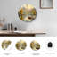 «Mountain Lake», horloge murale en verre-755361593