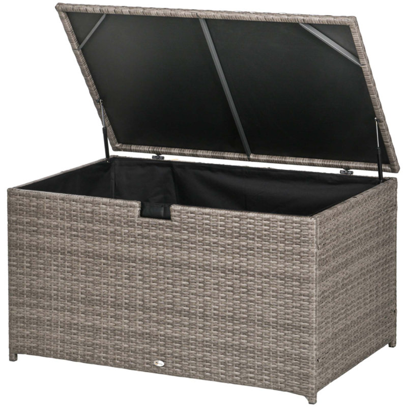 113 Gallon Deck Box, Light Gray