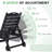Hdpe Wood Grain Outdoor Chaise Lounge Set Of 2, Patio Lounge Chair With Adjustable 6-Position, Sun Lounger-156154936