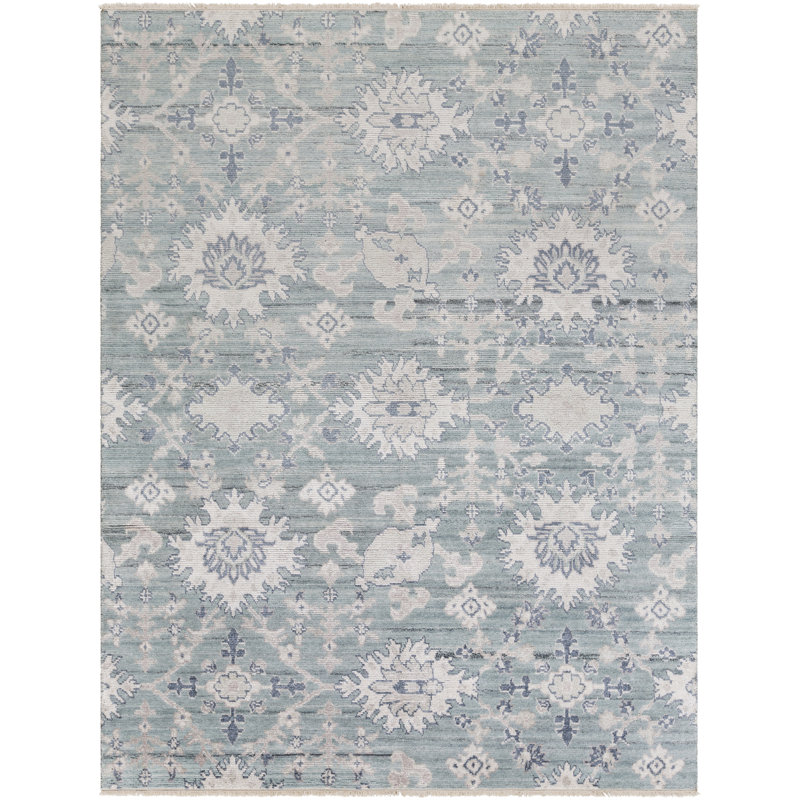 Floral Indoor Rug, Rectangle 8'10" x 12'