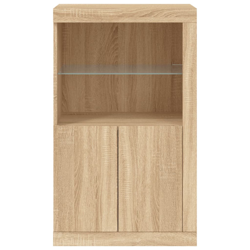 Baraa Rectangle Accent Cabinet, Sonoma Oak