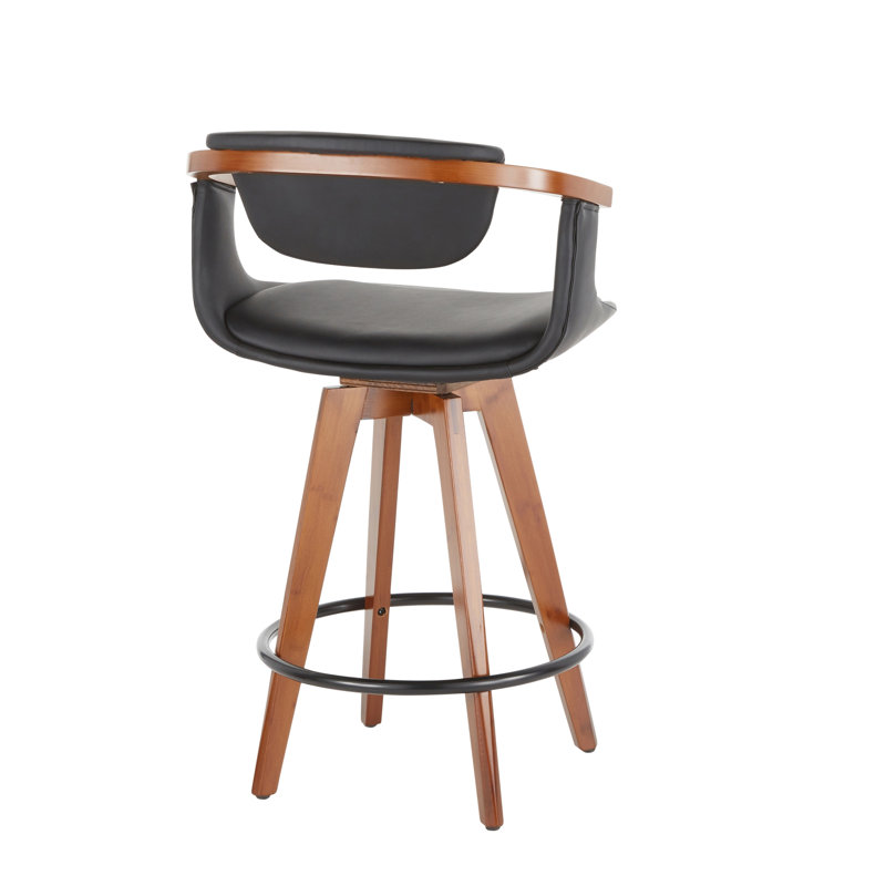 Contemporary Counter Stool, Noir
