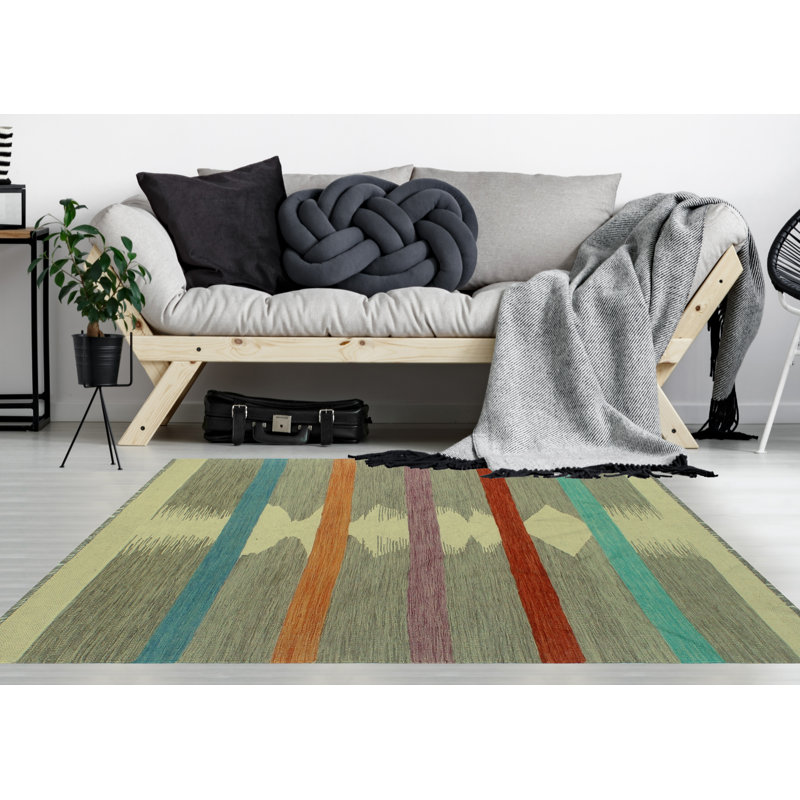 Cyprus Wool Striped and Geometric Indoor Rug