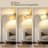 75" Arched Floor Lamp With Rattan Shade And Remote Control