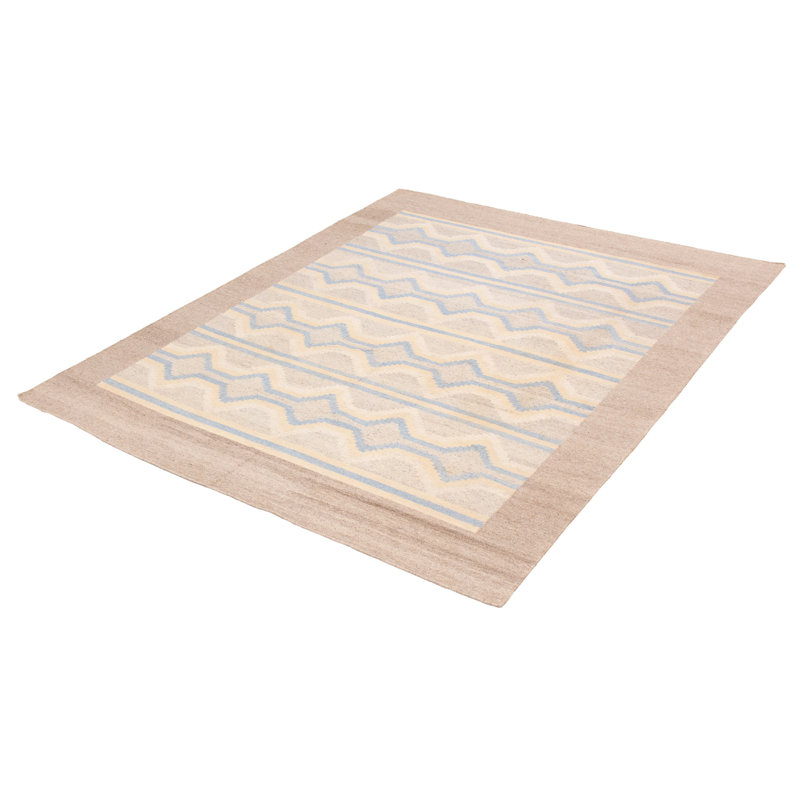 Tapis oriental gris clair en laine à tissage plat Onderdonk
