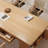 Burlywood Rectangular Solid Wood with 6 drawers desk-2056282235