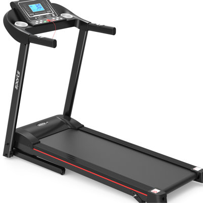 Foldable Incline Treadmill For Home Fitness Goals - 2.5hp Peak Power Motor, 5" Screen, , 250lb Capacity Portable Display, Capacity,
