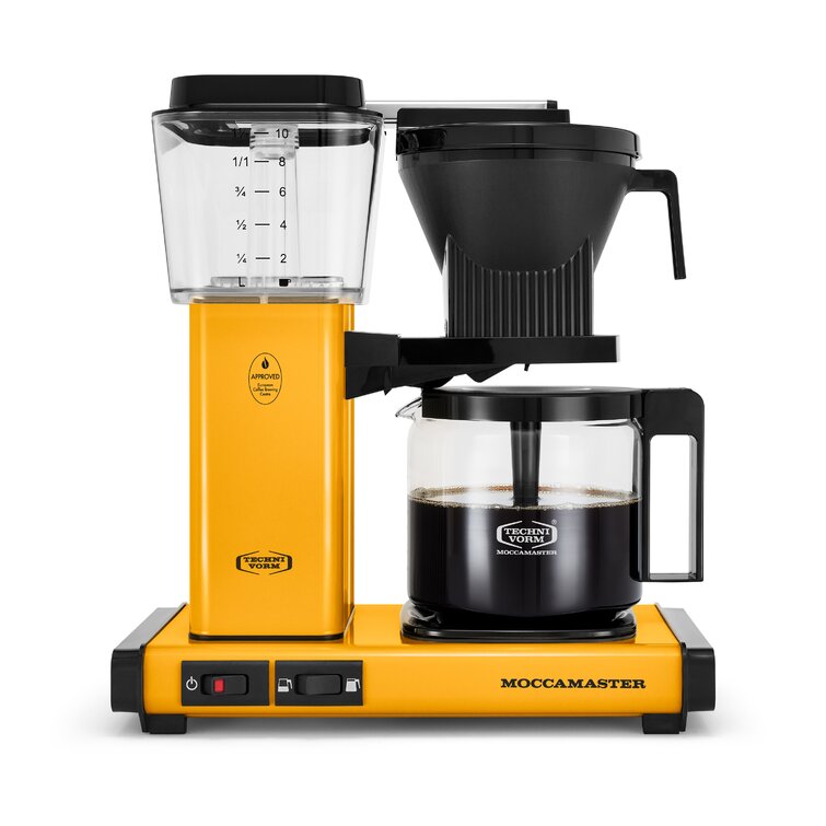 De'Longhi Yellow 5-Cup Coffeemaker at