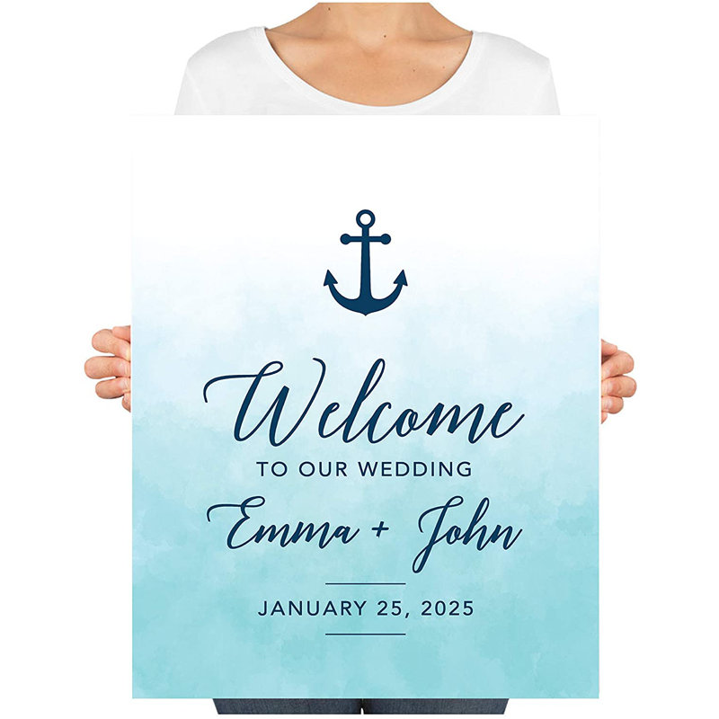 Livre d’or welcome Nautical Anchor, Oui