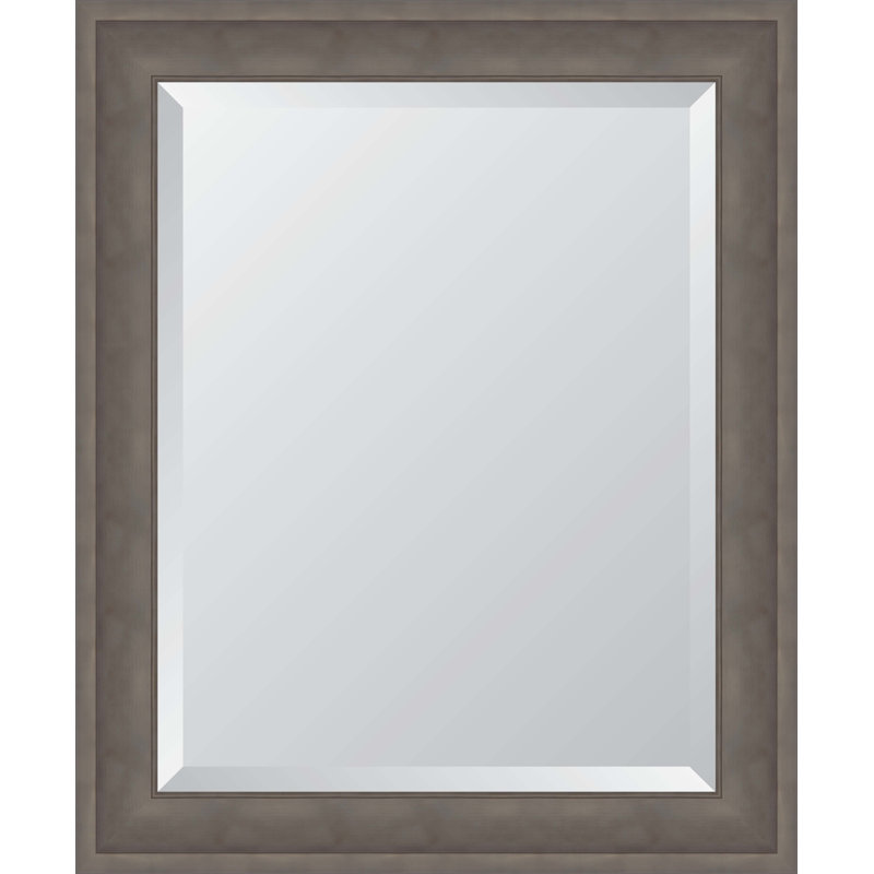 Loubert Rectangle Wall Mirror, Dark Pewter, 35" x 29"