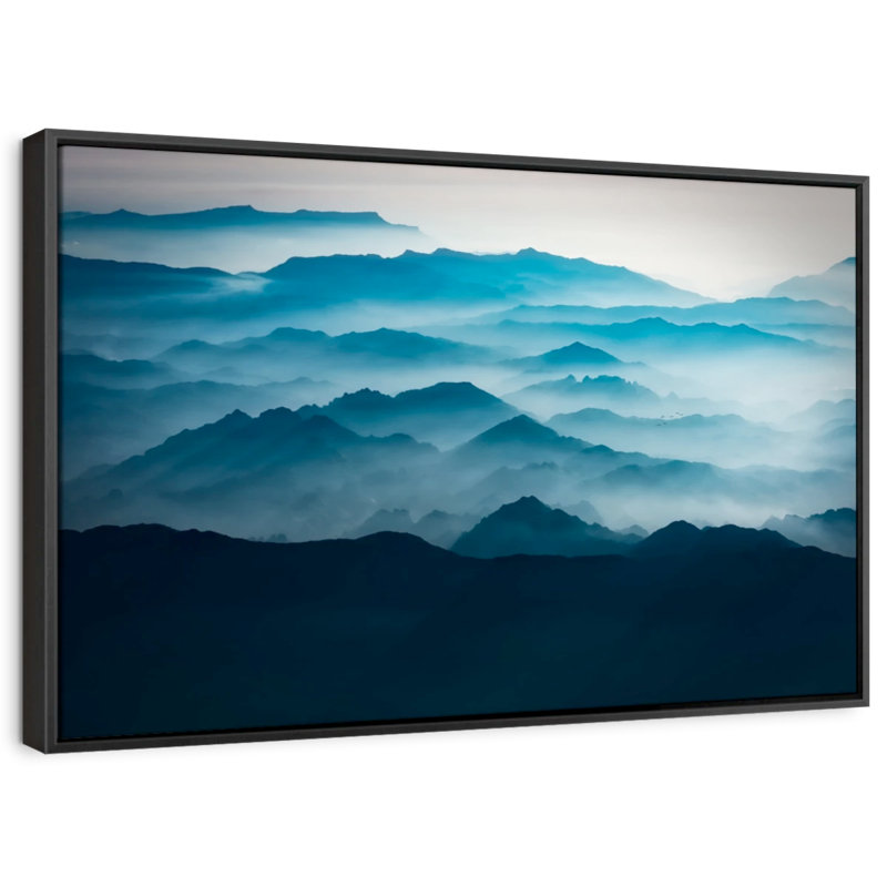 Nature "Art mural de la chaîne de montagnes Vang Vienne", H 9 po x l 13 po