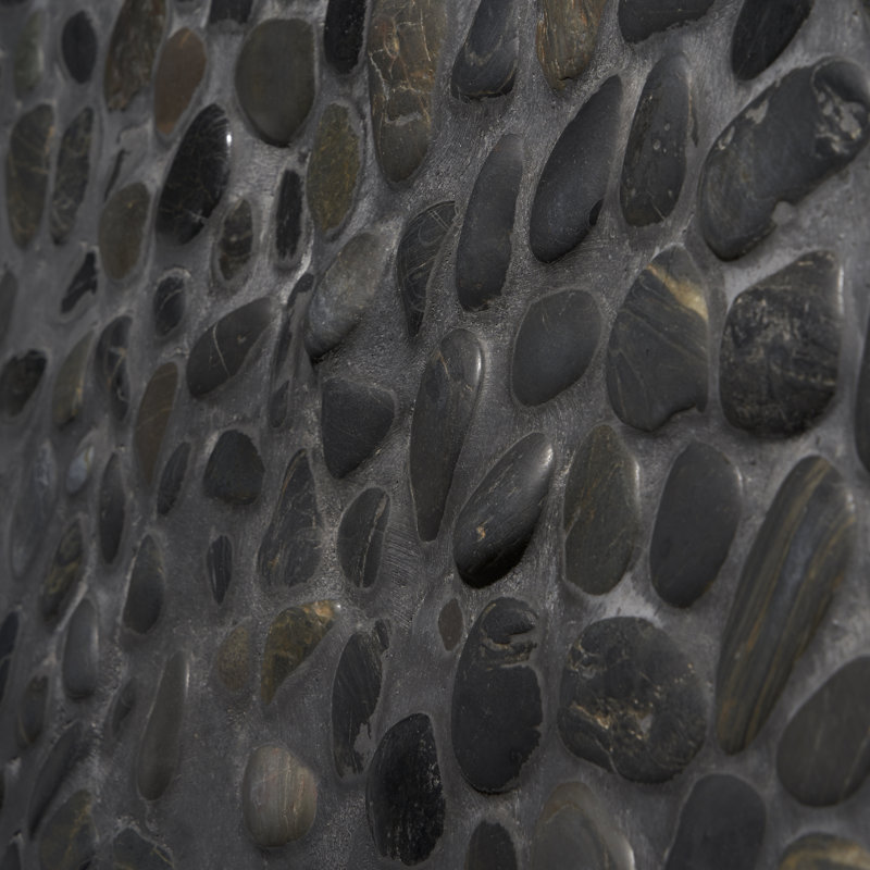 Picturesque 12" x 12" Natural Pebble Cobblestone Wall & Floor Tile