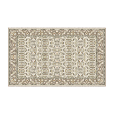 Leeza Chenille Washable Oriental Indoor Rug
