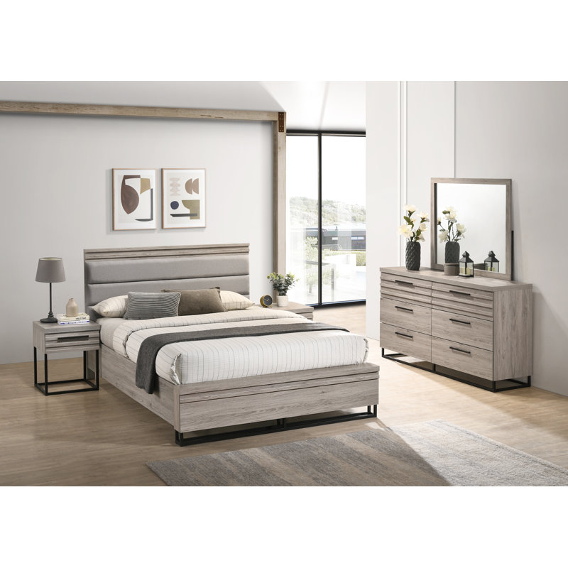 Ensemble de chambre standard 5 pièces Earvin, Grand