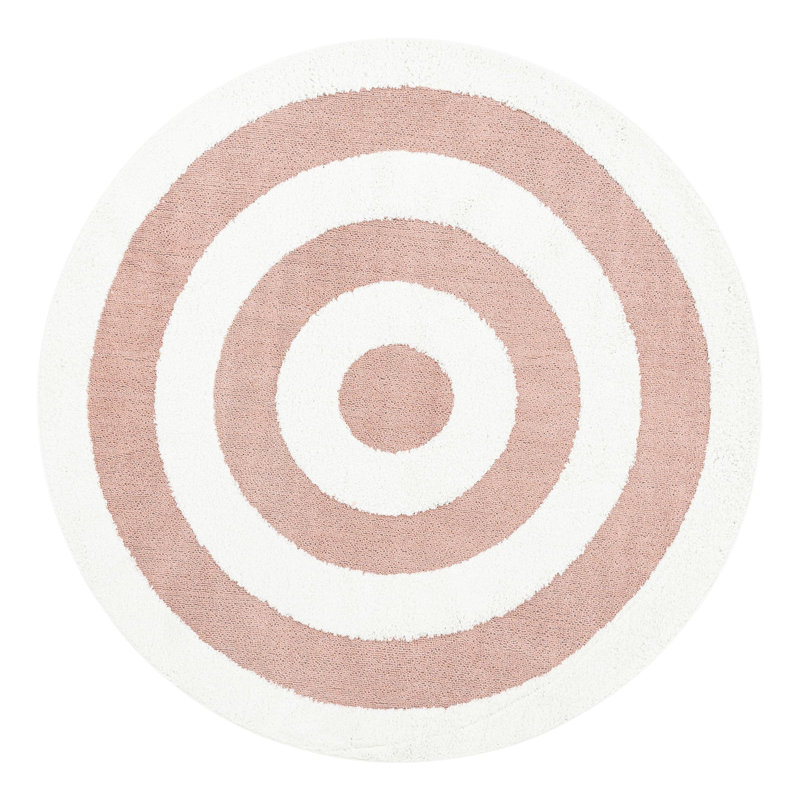 Geometric Indoor Rug, Round 7'10"