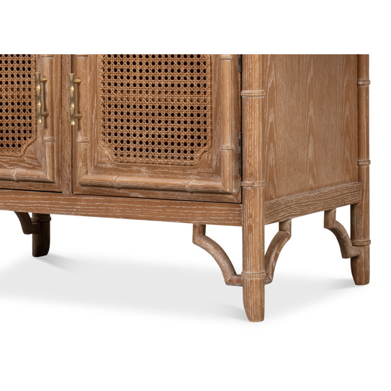 Brighton Solid Wood Accent Cabinet