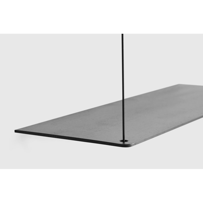Stedge Shelf (60 Cm), Black, 47.2" H x 31.5" W x 8.7" D