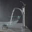 Lavabo vasque en verre transparent Kraus avec bonde escamotable-6985675