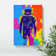 XC1022-1528X Colourful Astronaut - Wrapped Canvas Print