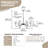 40'' Wide Dimmable Chandelier With Cylinder Fabric Shade