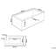 1810mm x 900mm Whirlpool Acrylic Bathtub-14620835