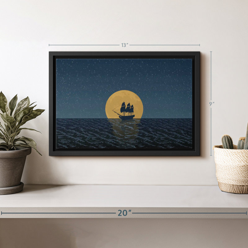 Impression de toile pirate, H 9 po x l 13 po