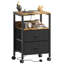40cm W Metal Bedside Table