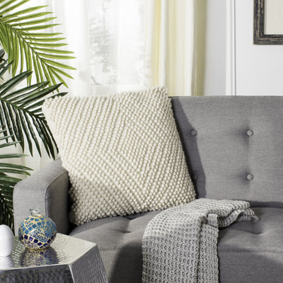 Chevron Wool Blend Throw Pillow