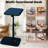 Adjustable C-Shaped End Table With Swivel Top For Sofa, Bed, Reading Nook - Space-Saving Side Table