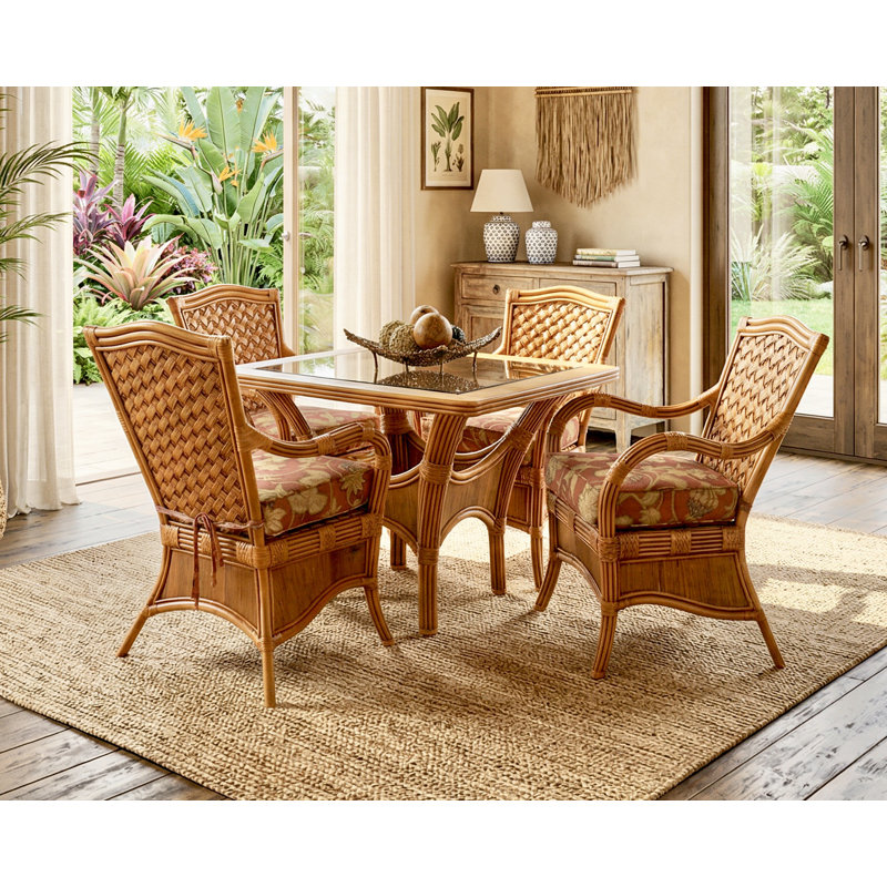 Ensemble de salle à manger Kukulski L 39,25 po x l 39,25 po, San Remo