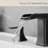2 8 Inch Widespread Bathroom Sink Faucet, , With Pop Up Drain And Hose For Enchanting 3 Hole Double Lever Handle, Dependable