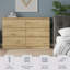 Travara 120cm W 6 - Drawer Chest of Drawers