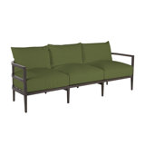 Santa Barbara 86.63" Wide Outdoor Patio Sofa with Cushions