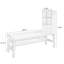 Bureau rectangulaire en bois massif Burlywood-1043192579-1043192578
