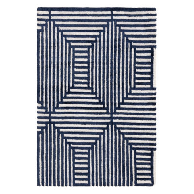 Ralph Lauren Connaught Wool, Silk Geometric Rug