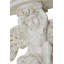 Statue blanche chérubin en relief