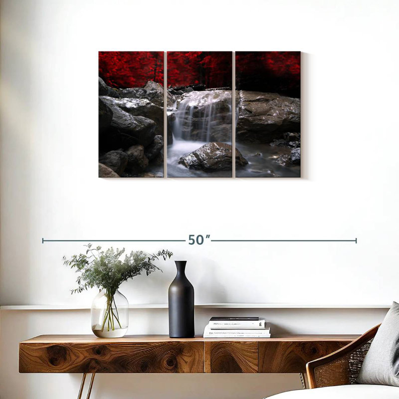 Alvord Red Vision, 20" H x 33" W