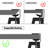 Ergomaker Keyboard Tray Under Desktop ，25.6x11.8 inches Clamp-On Tray， Slide-Out Drawer Punch-Free Setting， White-192691722