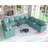 Cissiee Upholstered U-Shaped Sectional Right Hand Facing-856269382