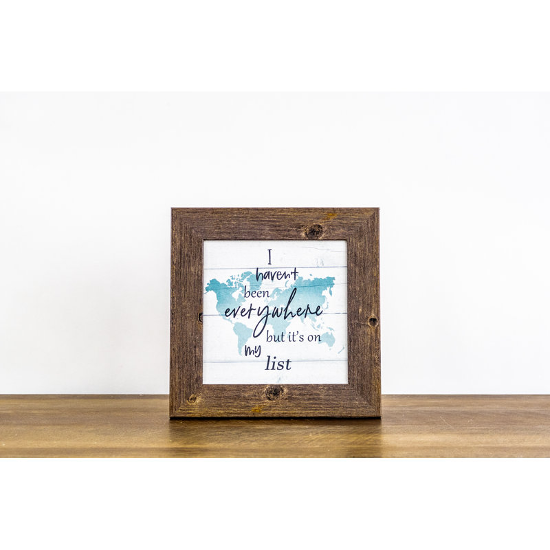 Handmade Farmhouse Map Wall Decor
