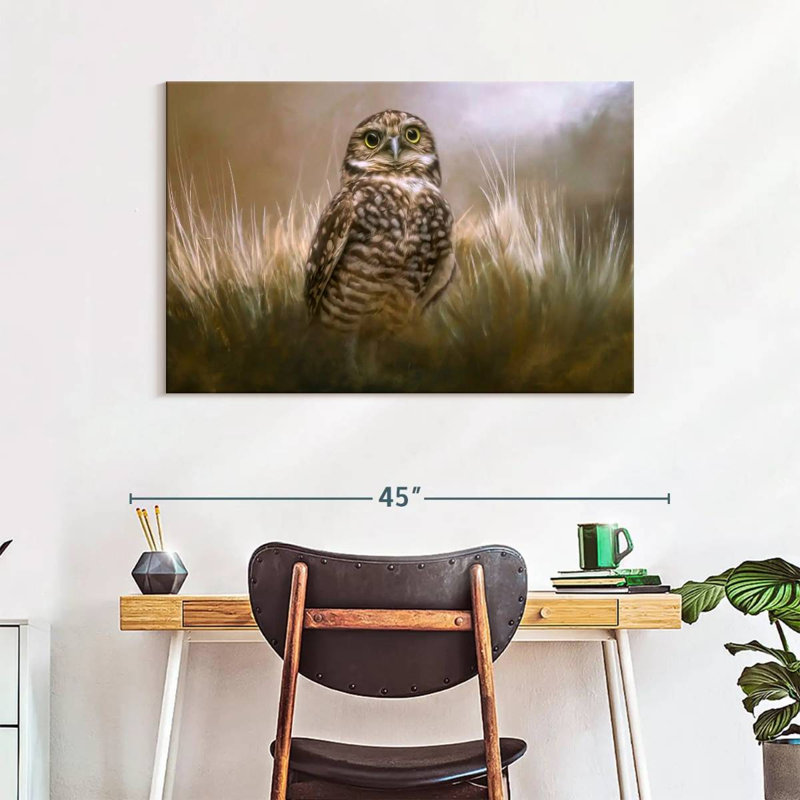 Brampt Owl Be Seeing You, 26" H x 39" W
