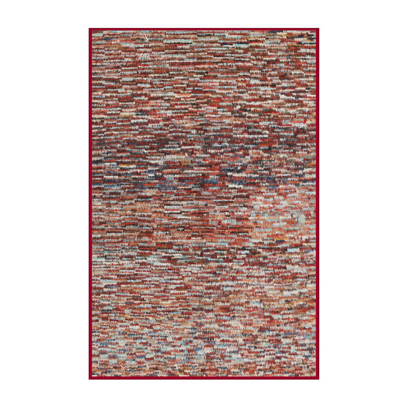 Tapis brun/violet/gris zone contemporaine, Rectangle 8 pi x 12 pi