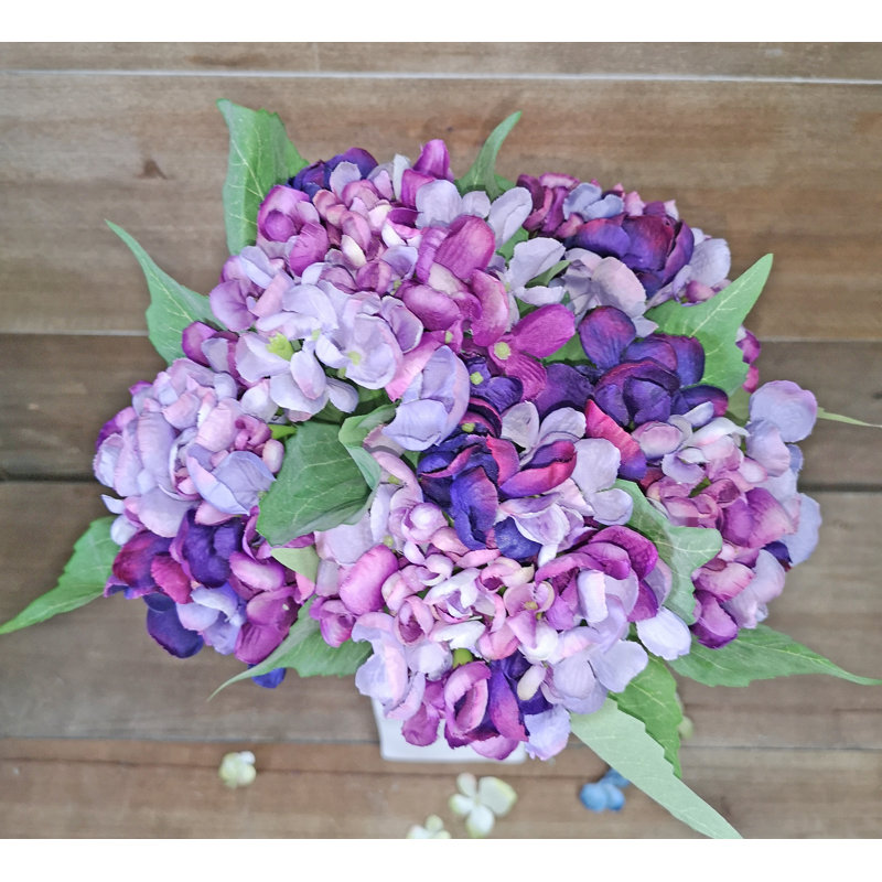 Arrangement floral hortensia, Mauve