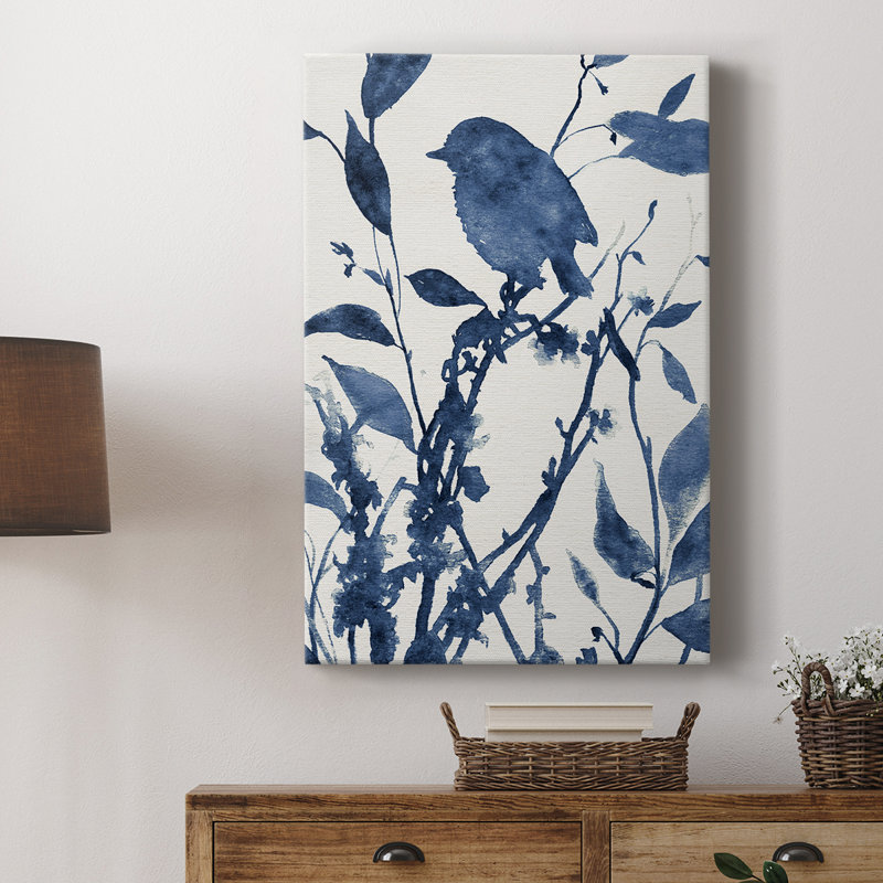 Bluebird Silhouette II - galerie sur mesure, H 18 po x l 12 po