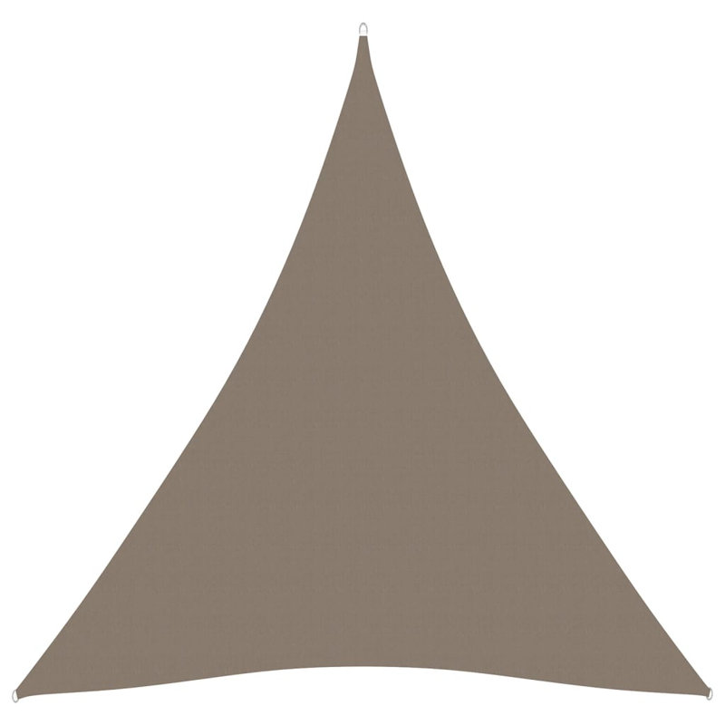 Amoll 3m x 3m x 3m Triangular Shade Sail, Taupe