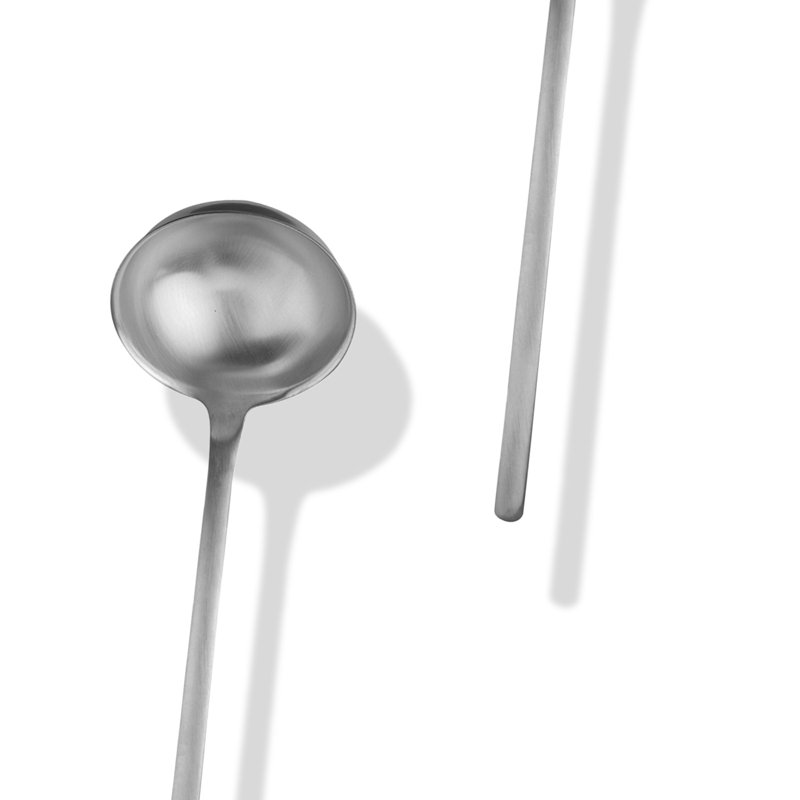 Due Stainless Steel Ladle, Ice Silver