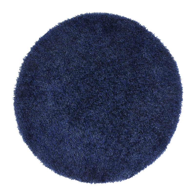 Beahn Solid Colour Machine Tufted Area Rug, Round 133cm