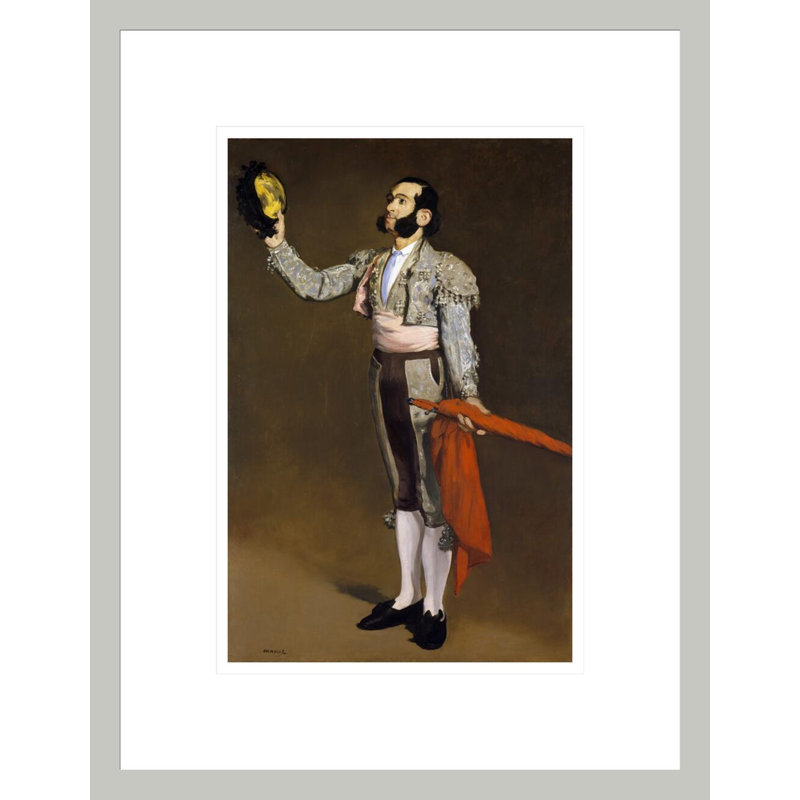 «A Matador» par estampe numérique encadrée, 16.75" H x 12.98" W
