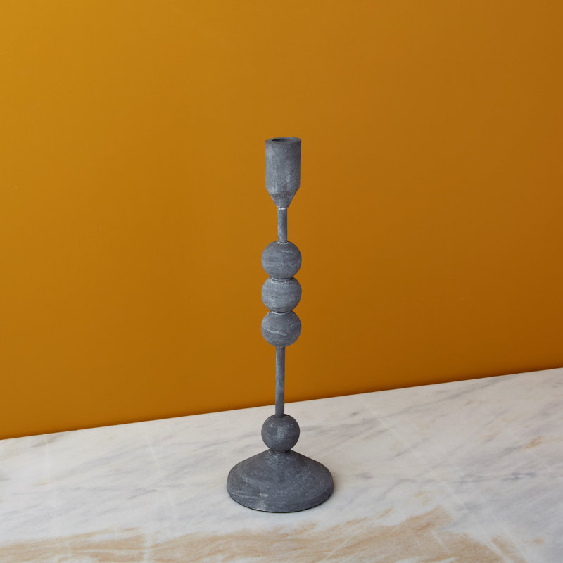 Petit chandelier Petra, 15" H x 4.3" W x 4.3" D, Black